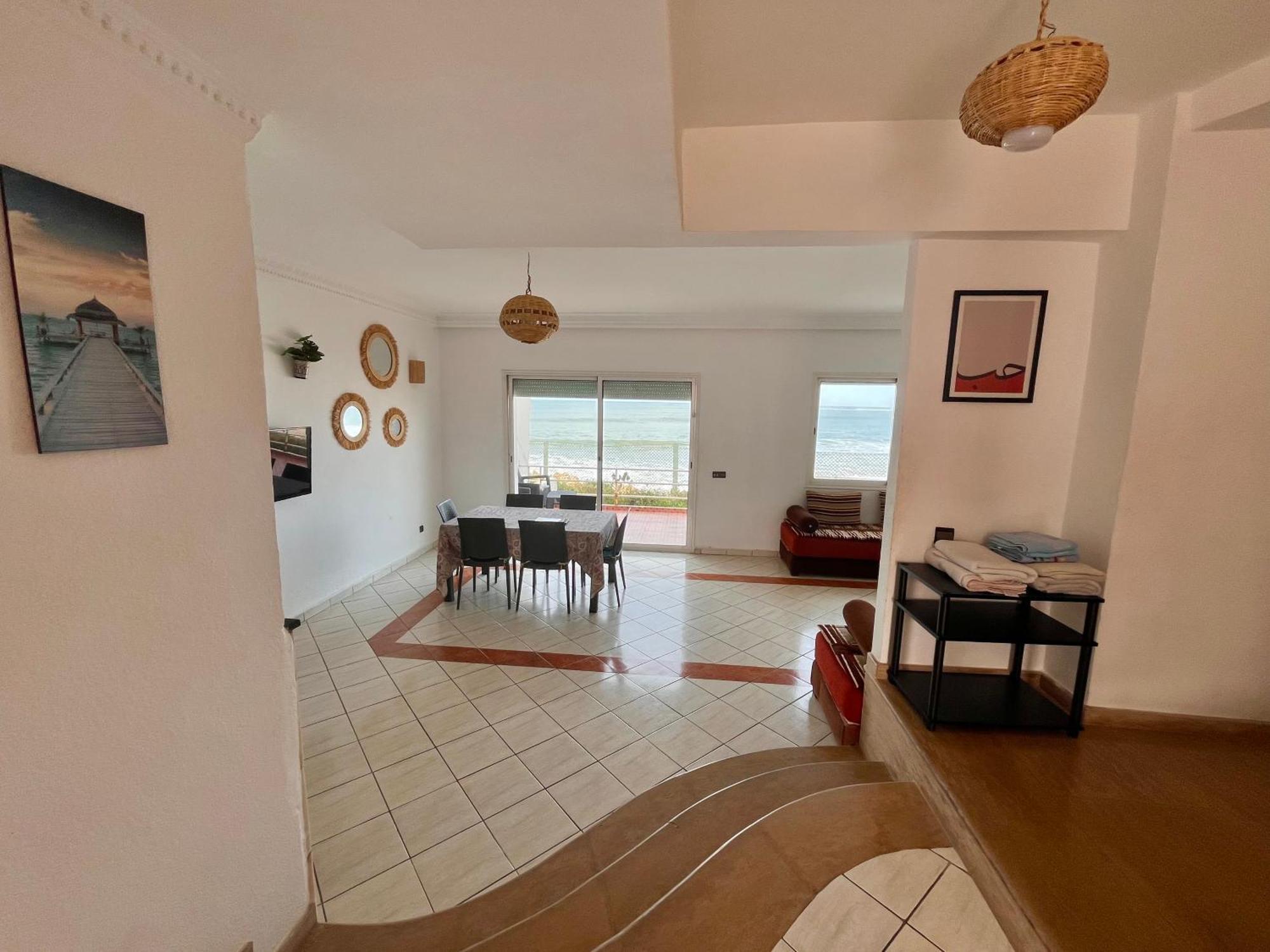 Splendid Beachfront Villa In Sidi Bouzid Beach With Pool Douar Ourlali エクステリア 写真