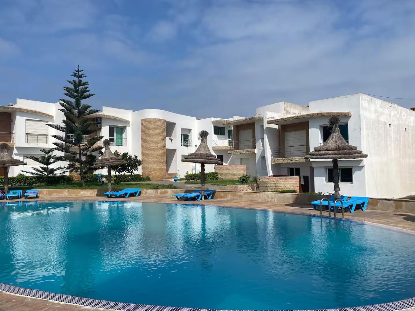 Splendid Beachfront Villa In Sidi Bouzid Beach With Pool Douar Ourlali エクステリア 写真