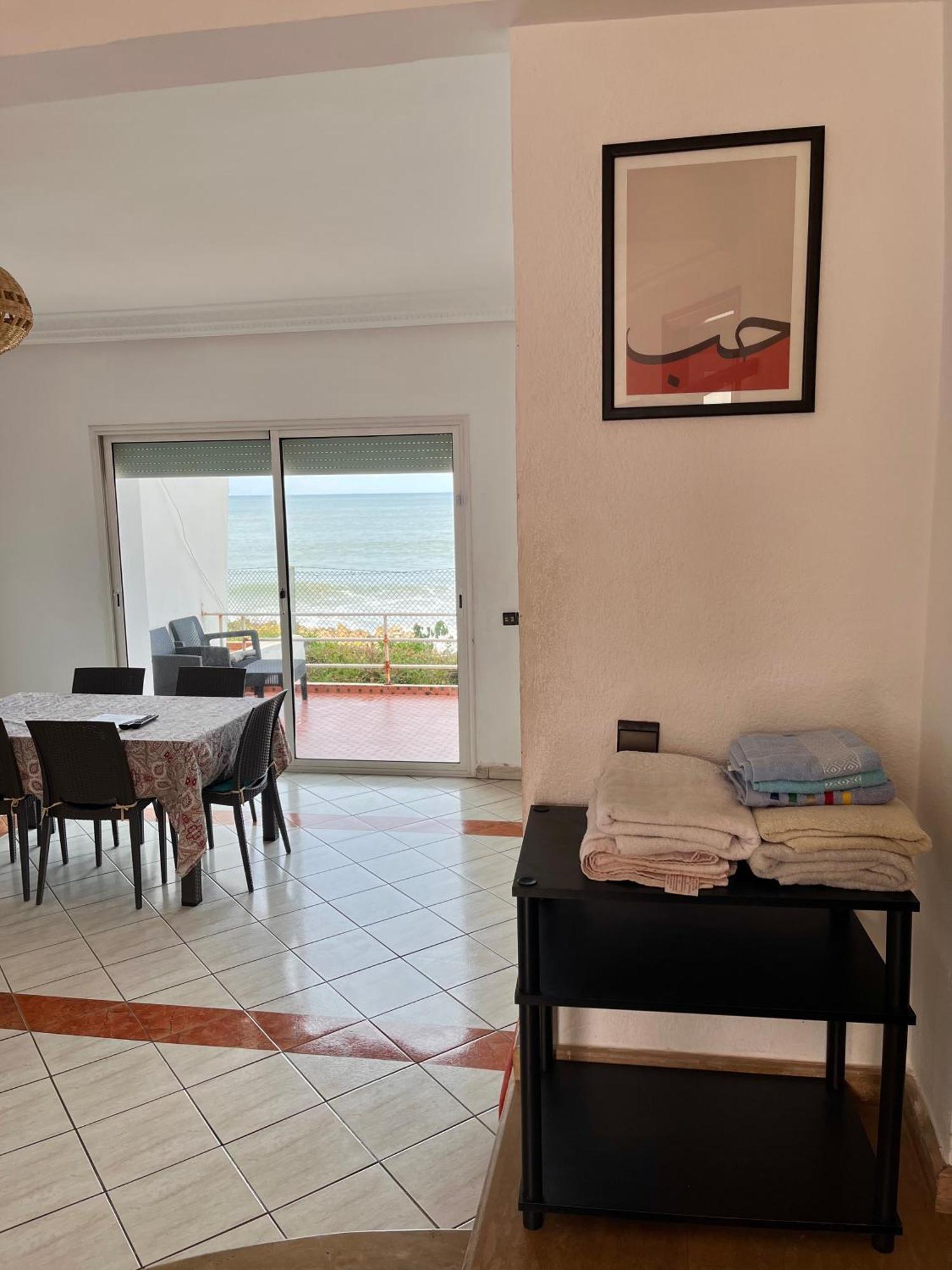 Splendid Beachfront Villa In Sidi Bouzid Beach With Pool Douar Ourlali エクステリア 写真
