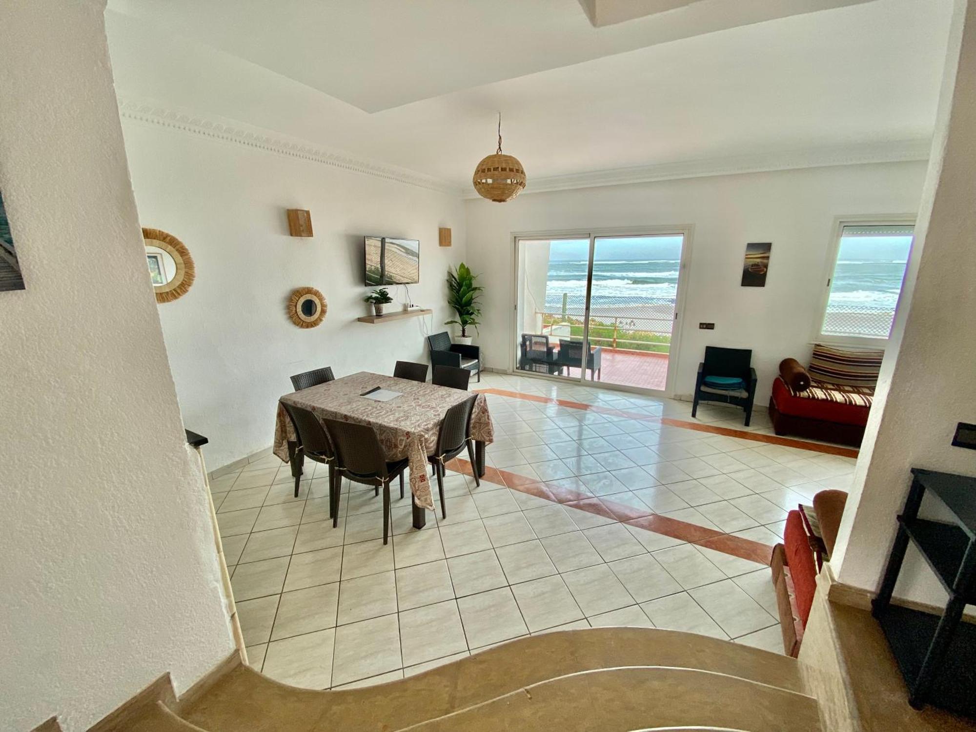 Splendid Beachfront Villa In Sidi Bouzid Beach With Pool Douar Ourlali エクステリア 写真
