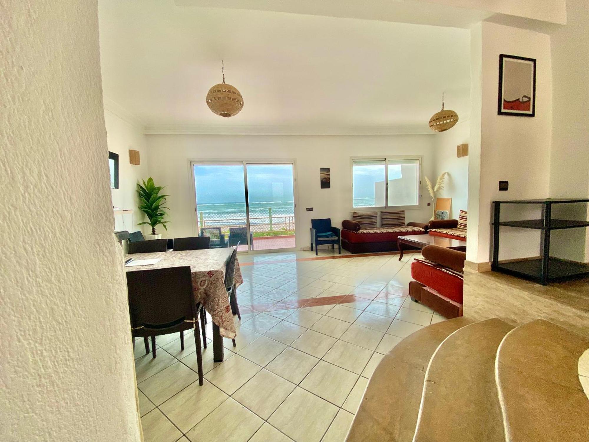 Splendid Beachfront Villa In Sidi Bouzid Beach With Pool Douar Ourlali エクステリア 写真